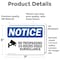 Signmission No Trespassing 24-Hour Video Sign, Vinyl Decal, 7in W x 5in L, 2PK OS-2PACK-NS-D-57-L-14904 - alternate 2